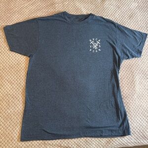 RVCA Blue Short Sleeve Tee